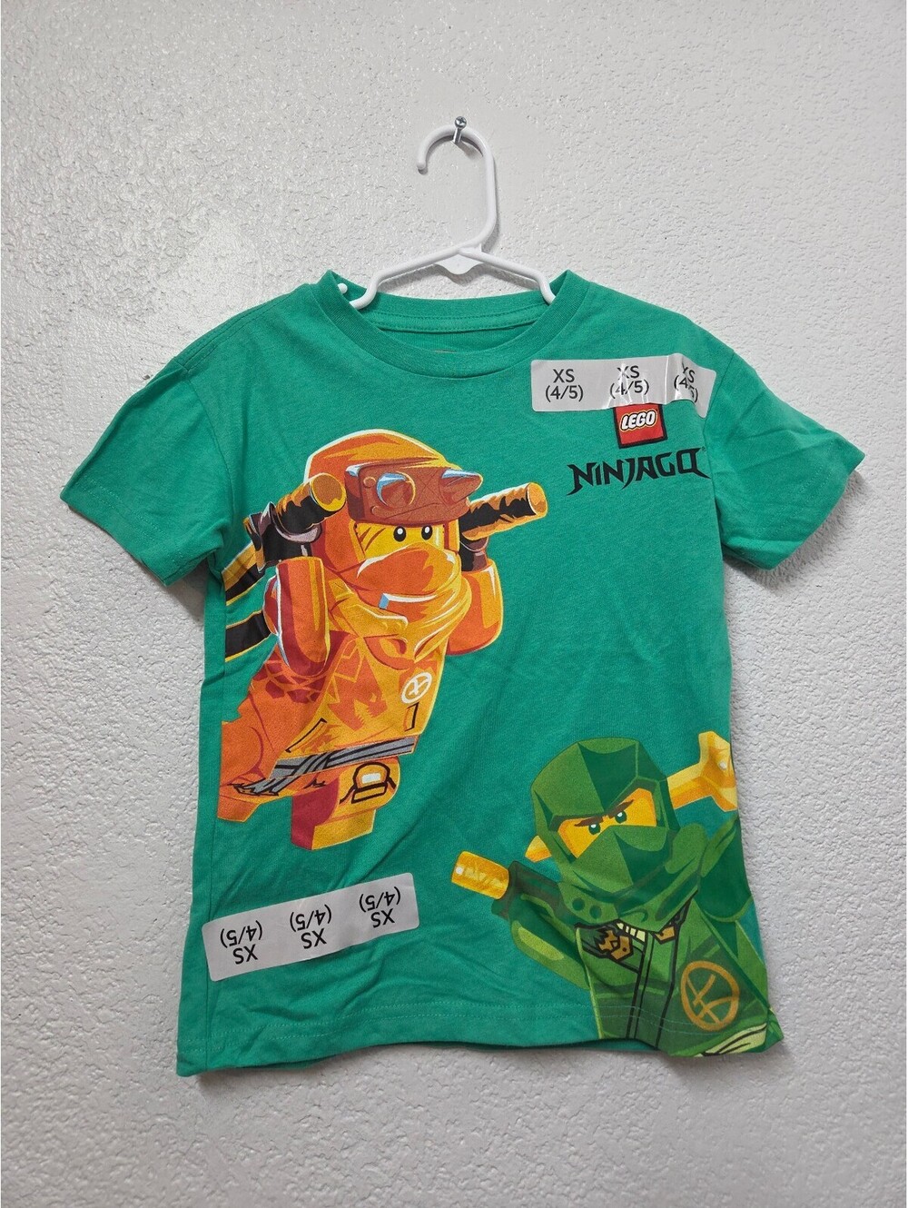 LEGO Ninjago Legacy Green Graphic T Shirt XS (4/5) Nwt